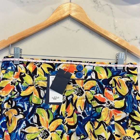 NWT Skies are Blue Floral wide legged pant M - Picture 3 of 3